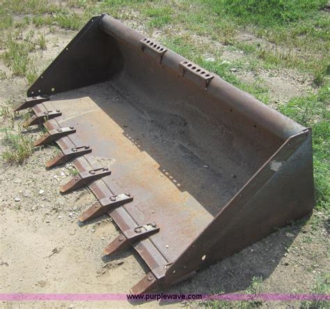 used 72 inch skid steer bucket|skid steer attachments for dirt.